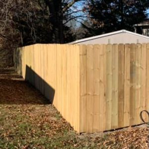 wood fence